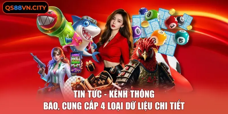 Tin Tức - Kênh Thông Báo, Cung Cấp 4 Loại Dữ Liệu Chi Tiết